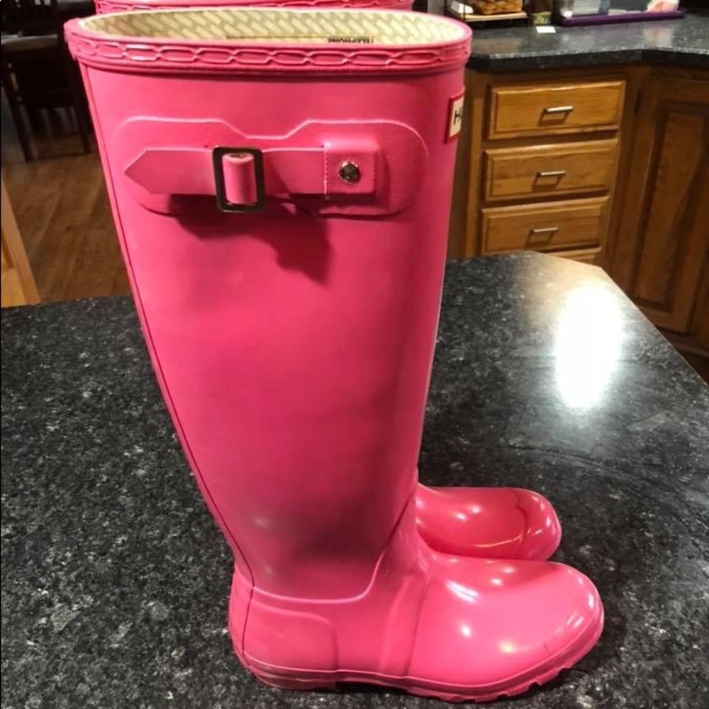 Pink Hunter Boots